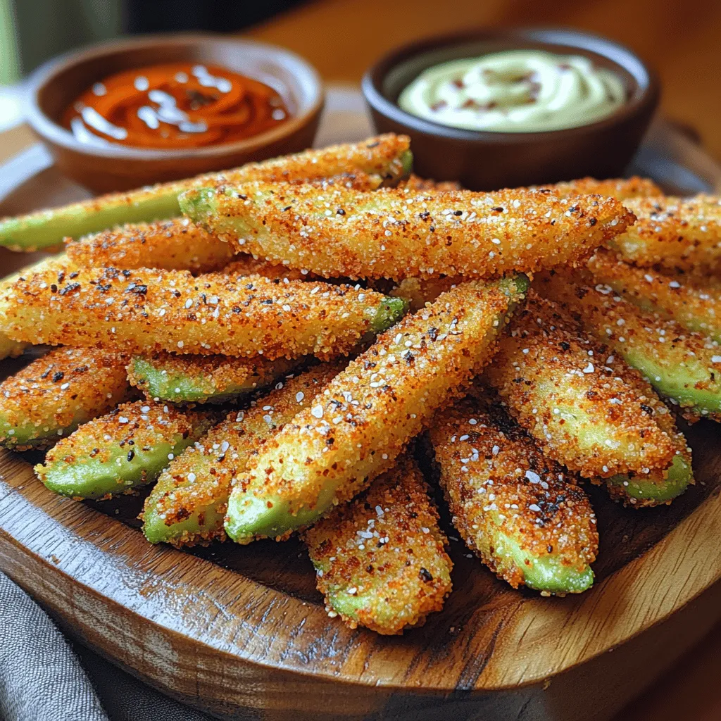 As a passionate home cook, there's something truly satisfying about discovering a unique way to enjoy a beloved ingredient. Avocados have long held a special place in my kitchen—creamy, versatile, and packed with nutrients. However, it wasn’t until I stumbled upon the concept of avocado fries that I realized how exciting this fruit could truly be. The idea of taking something so creamy and transforming it into a crispy, crunchy snack had me intrigued. Today, I’m thrilled to share my take on Sizzling Crunchy Avocado Fries—a recipe that’s perfect for parties, movie nights, or simply as a delightful treat for yourself.