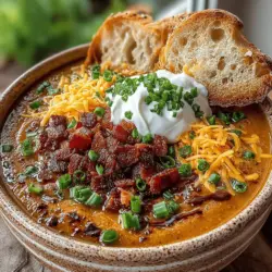 Creamy Dreamy Slow Cooker Loaded Baked Potato Soup