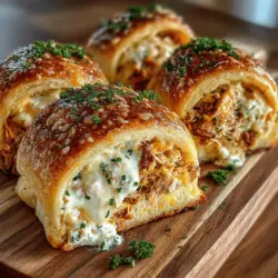 Creamy Garlic Herb Chicken Crescent Rolls Recipe