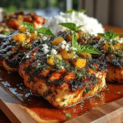 As the summer sun shines brightly, the grill becomes the centerpiece of outdoor gatherings, infusing gatherings with warmth and delicious aromas. One recipe that epitomizes this seasonal joy is Grilled Chicken with Peach BBQ Glaze. This dish stands out not just for its mouthwatering taste, but also for its vibrant and unique combination of flavors. The sweet, fruity essence of ripe peaches melds beautifully with the smoky undertones of traditional BBQ sauce, creating a glaze that elevates simple grilled chicken to a gourmet experience.
