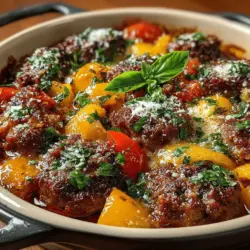Zesty Italian Sausage and Pepper Bake Recipe