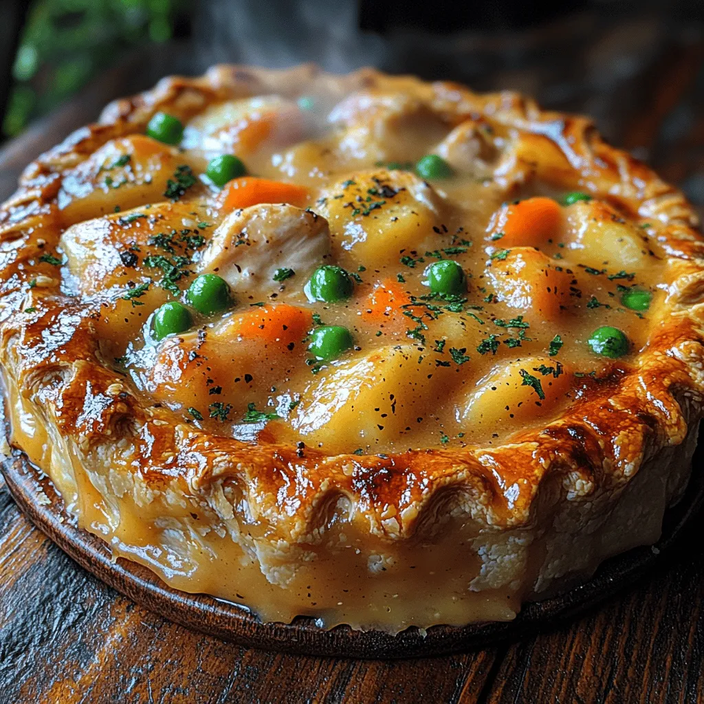 There's something undeniably comforting about a homemade chicken pot pie. The flaky crust, the rich and creamy filling, and the inviting aroma wafting through the kitchen can transport you to cherished childhood memories of family dinners. I vividly remember the first time I baked a chicken pot pie on a chilly autumn evening, inspired by my grandmother's traditional recipe. The kitchen was filled with laughter and warmth as we gathered around the table, eagerly anticipating each slice of this heartwarming dish. Today, I want to share my version of this timeless favorite, a Savory Chicken Pot Pie Delight that is sure to become a beloved addition to your family's meal rotation.