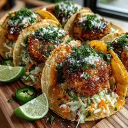 Crispy Ranch Chicken Tacos with Slaw