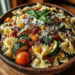 Sunny Sweet Corn & Zucchini Pasta Salad: A Delicious Summer Dish