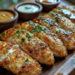 Crispy Garlic Chicken Tenders: Preparation Steps, Tips, and Serving Suggestions