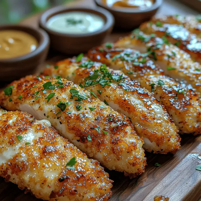 There’s something undeniably comforting about the aroma of fried chicken wafting through the house. For many, including myself, this enticing scent is a nostalgic reminder of family gatherings, where laughter mingled with the delicious warmth of crispy chicken tenders sizzling in the kitchen. From my childhood days of eagerly awaiting my turn to help, dipping chicken into flour and breadcrumbs with excited hands, the experience was more than just cooking—it was about creating memories. Today, I’m excited to share my recipe for Crispy Garlic Chicken Tenders, a dish that’s not only simple to prepare but also perfect for any occasion—be it a cozy family dinner or a lively get-together with friends.