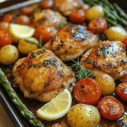 One-Pan Lemon Herb Chicken & Veggies: A Culinary Adventure