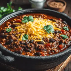 Hearty Crockpot Spaghetti Chili Bake: A Comforting Delight