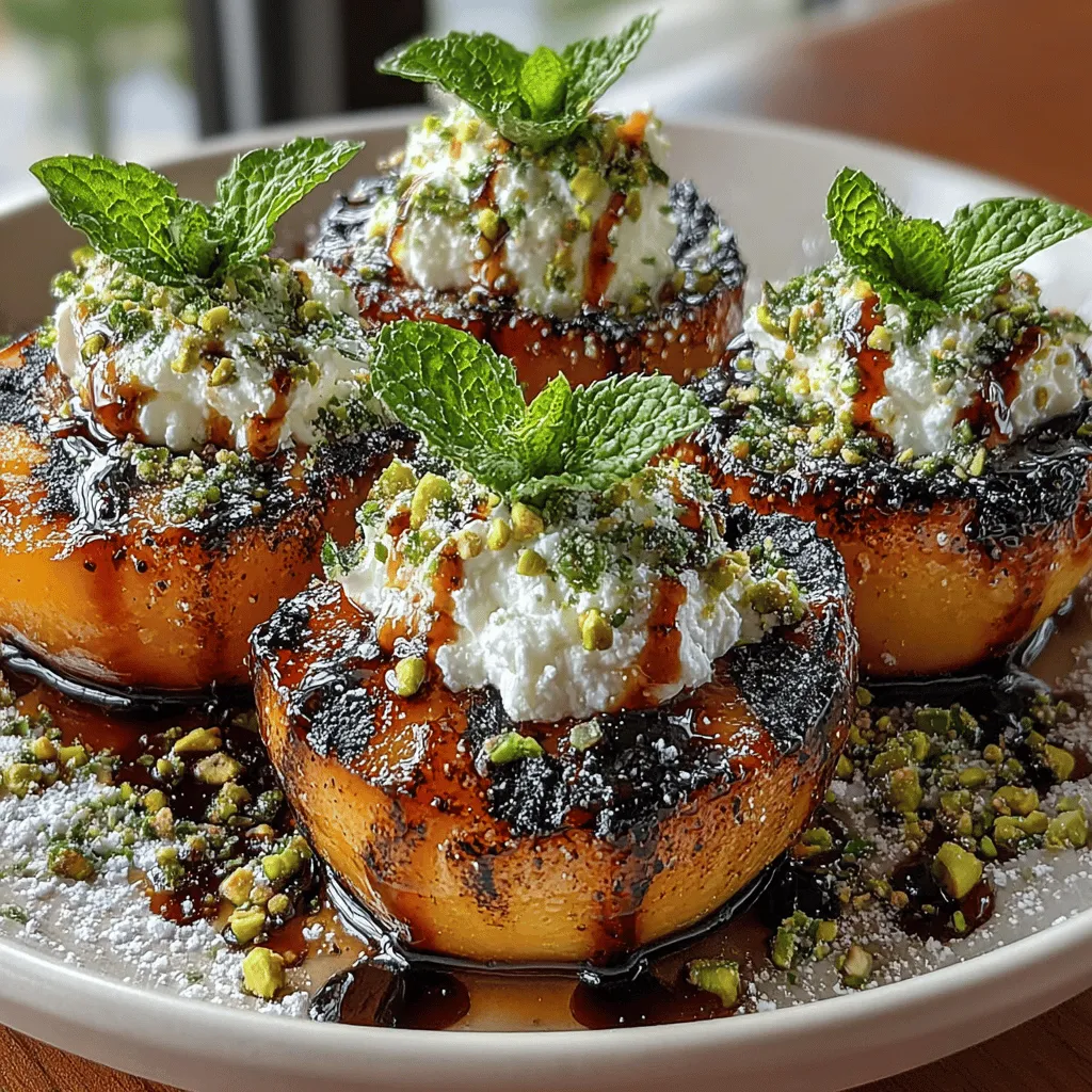 To create this exquisite dish, understanding the role of each ingredient is essential. Let’s take a closer look at the key components that make grilled peaches with honey-balsamic glaze and mascarpone a standout dish.