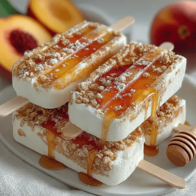 As the summer sun blazes overhead, the craving for cool, refreshing treats becomes almost irresistible. Frozen desserts are a quintessential part of warm weather enjoyment, and while traditional ice cream holds a special place in our hearts, there are healthier options that can satisfy our sweet tooth without the guilt. Enter the Peachy Frozen Yogurt Ring Pops, an enticing and nutritious alternative to store-bought ice cream. Bursting with the natural sweetness of ripe peaches and the creamy goodness of Greek yogurt, these pops are the perfect way to cool off and indulge during the hotter months.
