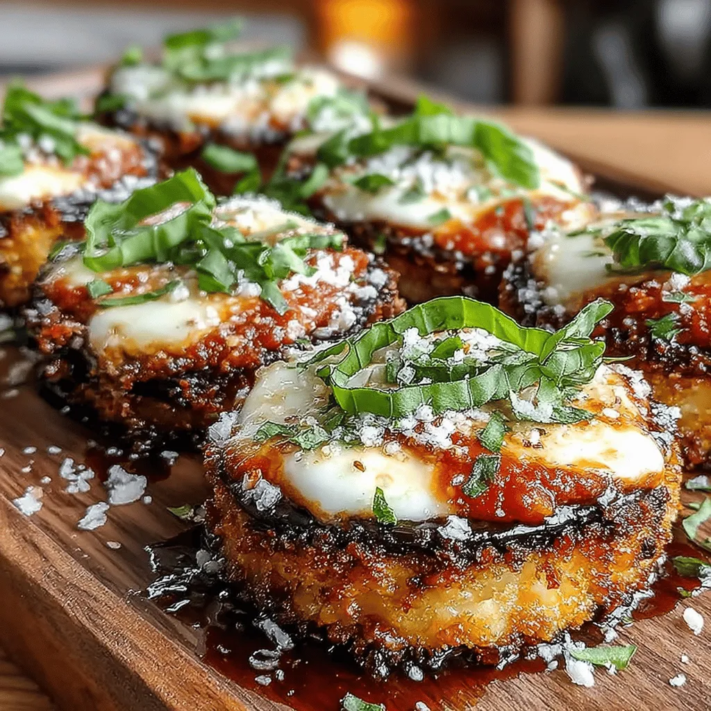 The first step in creating perfect Mini Eggplant Parmesan Bites is preheating your oven. Ensuring your oven reaches the correct temperature before placing your eggplant bites inside is crucial for even baking. A preheated oven allows the eggplant to cook through while achieving that desirable golden-brown color on the outside. Set your oven to 400°F (200°C) and give it at least 15 minutes to fully heat. This way, the eggplants will begin cooking immediately upon entry, contributing to their crispy texture.