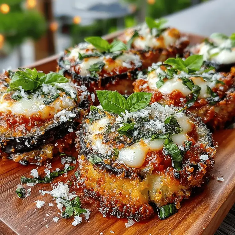 The first step in creating perfect Mini Eggplant Parmesan Bites is preheating your oven. Ensuring your oven reaches the correct temperature before placing your eggplant bites inside is crucial for even baking. A preheated oven allows the eggplant to cook through while achieving that desirable golden-brown color on the outside. Set your oven to 400°F (200°C) and give it at least 15 minutes to fully heat. This way, the eggplants will begin cooking immediately upon entry, contributing to their crispy texture.