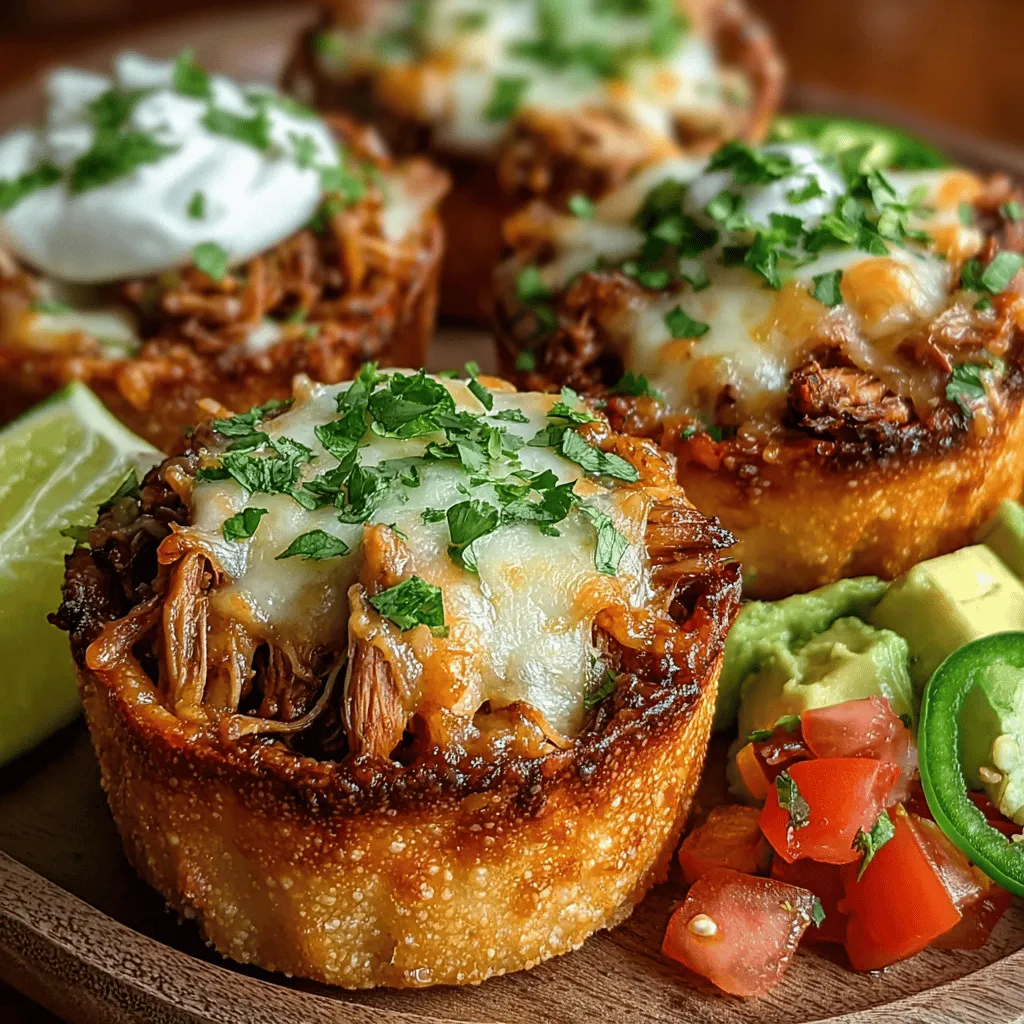 Mini Chicken Fajita Wonton Cups Recipe