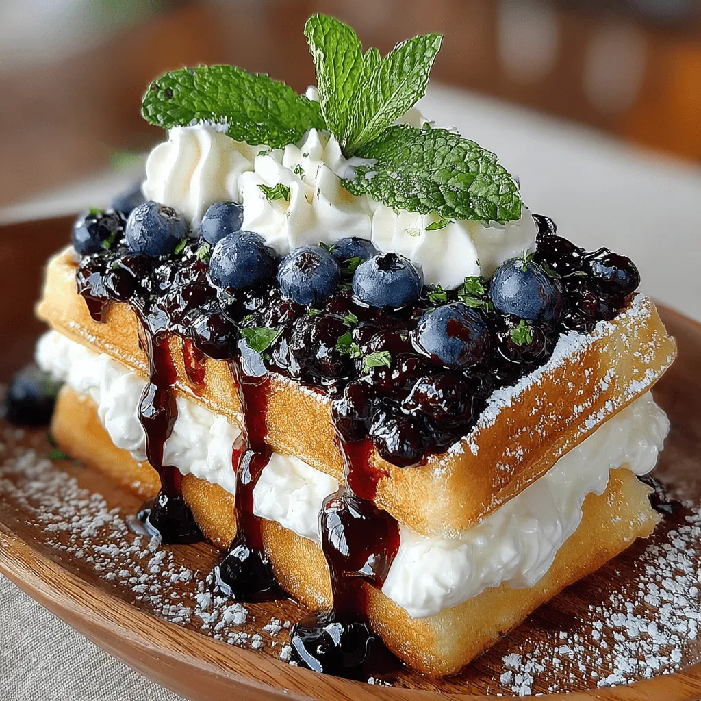 When it comes to breakfast, few dishes can match the delightful experience of enjoying a stack of warm waffles topped with a luscious blueberry sauce. Introducing the Frosty Blueberry Bliss Waffle Stacks: a perfect combination of convenience, nutrition, and mouthwatering flavor that elevates your morning meal. This recipe is designed for those who crave a balanced breakfast that pleases the palate while also providing essential nutrients.