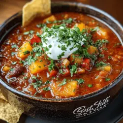 Sweet & Spicy Slow Cooker Peach Chili: Step-by-Step Preparation and Serving Suggestions