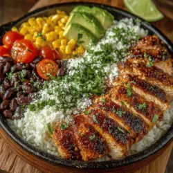 Fiesta Chicken Burrito Bowls: A Delicious and Nutritious Meal