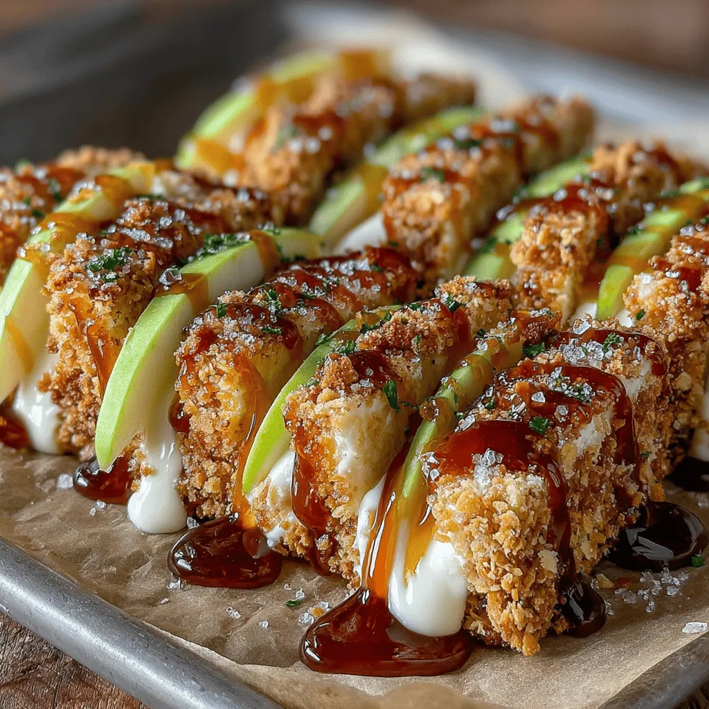 The Crispy Frozen Yogurt Apple Cinnamon Sticks are made from just a few key ingredients, each chosen for its unique flavor profile and nutritional benefits.