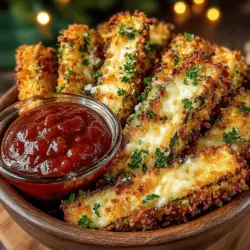 Zesty Crispy Zucchini Fries are a delightful and healthy alternative to traditional fries, offering a perfect solution for those seeking a nutritious snack or side dish without compromising on flavor. Zucchini, a versatile vegetable known for its mild taste and tender texture, can easily be transformed into a crispy treat that satisfies cravings while providing a wealth of health benefits. These zucchini fries are not only appealing to adults but are also a hit with kids, making them an excellent addition to family dinners, gatherings, or even party platters.