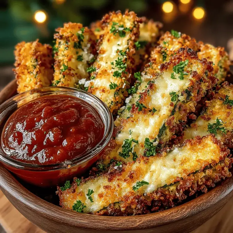 Zesty Crispy Zucchini Fries are a delightful and healthy alternative to traditional fries, offering a perfect solution for those seeking a nutritious snack or side dish without compromising on flavor. Zucchini, a versatile vegetable known for its mild taste and tender texture, can easily be transformed into a crispy treat that satisfies cravings while providing a wealth of health benefits. These zucchini fries are not only appealing to adults but are also a hit with kids, making them an excellent addition to family dinners, gatherings, or even party platters.