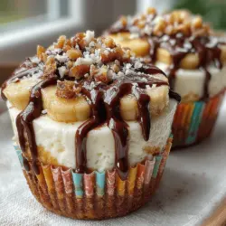 In the quest for healthier dessert options, the Frozen Choco-Banana Greek Yogurt Cups stand out as a delicious and nutritious alternative to traditional frozen treats. This delightful recipe artfully combines the creamy richness of Greek yogurt with the natural sweetness of ripe bananas and the indulgence of dark chocolate. Not only do these cups satisfy your sweet tooth, but they also provide a host of health benefits that make them a guilt-free snack or dessert option.