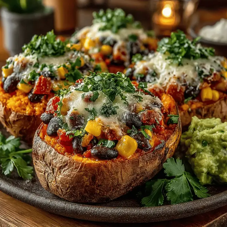 Baked Sweet Potato Chili Boats are a delightful fusion of flavors and textures that not only satisfy your taste buds but also offer a nutritious meal option. This innovative recipe marries the inherent sweetness of sweet potatoes with the savory, hearty elements of chili, resulting in a dish that is as visually appealing as it is delicious. Whether you're looking for a cozy dinner solution or a vibrant addition to your weekly meal prep, these chili boats are the perfect choice. They are easy to make, highly customizable, and packed with nutrients, making them ideal for both busy weeknights and casual gatherings.