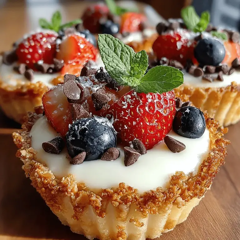 In the quest for a satisfying yet healthy snack, few creations stand out quite like Crispy Berry Bliss Frozen Yogurt Granola Cups. This innovative recipe combines the crunch of granola, the creaminess of yogurt, and the vibrant flavors of fresh berries, making it not just a treat for your taste buds but also a smart choice for your health. With the rising popularity of healthy snacking, these granola cups offer an ideal blend of convenience and nutrition, making them perfect for breakfast, a midday boost, or a guilt-free dessert.