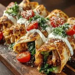 Mini Chicken Caesar Crunch Wraps Recipe