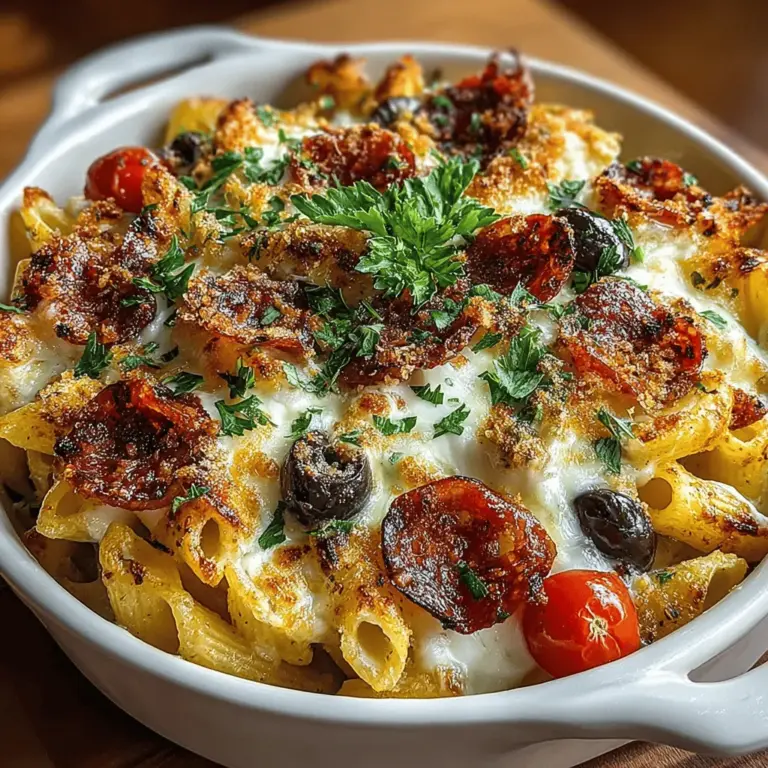 The magic of the Charcuterie Board Pasta Bake lies not only in its ingredients but also in the seasonings that bring everything together. Red pepper flakes add a delightful heat that enhances the overall flavor profile, making each bite exciting. Oregano, with its earthy and slightly sweet notes, complements the richness of the cheeses and meats, creating a well-rounded dish. Together, these seasonings elevate the pasta bake, ensuring that it’s not just a meal but a culinary experience.