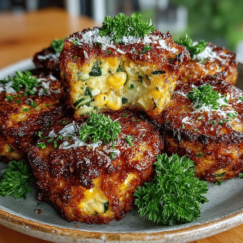 Zucchini Corn Parmesan Bites: A Culinary Adventure