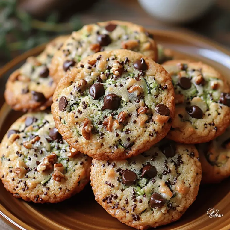 In the world of baking, the quest for delicious and unique cookie recipes often leads us to unexpected ingredients. Enter the Zesty Zucchini Paradise Cookies—a delightful treat that not only satisfies your sweet tooth but also incorporates the goodness of zucchini. These cookies are perfect for those looking to sneak in a bit of nutrition without sacrificing flavor. With a blend of wholesome ingredients, this recipe transforms simple zucchini into a delectable dessert that is sure to impress family and friends. In this article, we will explore the detailed steps to create these cookies, the health benefits of zucchini, and tips to customize your baking experience.