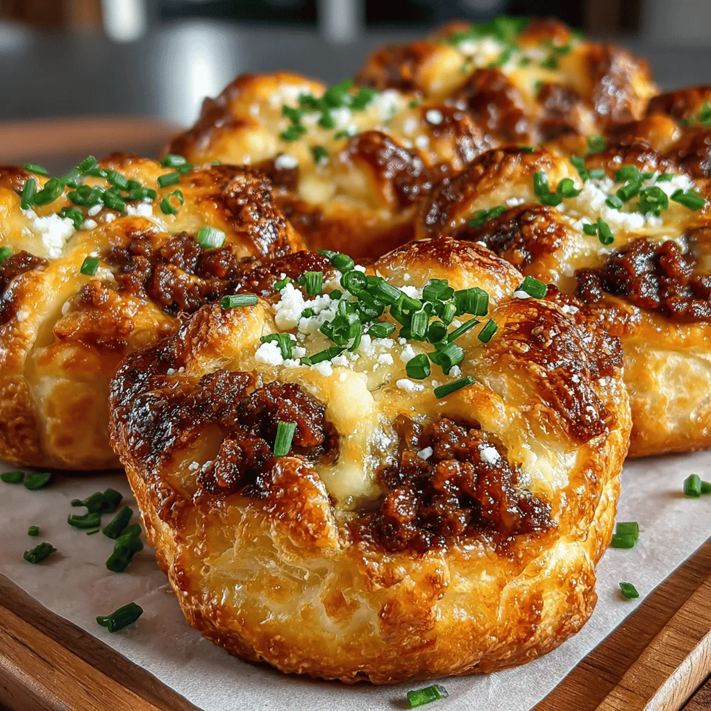 Explore the delightful world of appetizers with these Chili Cheddar Puff Pastry Bites. Perfect for parties, game days, or simply as a comforting snack, these delicious treats combine the savory flavors of chili and sharp cheddar cheese, enveloped in flaky puff pastry. The combination of these ingredients creates a mouthwatering explosion of taste and texture, offering a satisfying bite that is both hearty and indulgent. Whether you are hosting a gathering or just want to elevate your snacking experience, these puff pastry bites are sure to impress.
