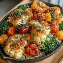 Zesty Garlic Lemon Roasted Veggie Bowls: A Flavorful and Wholesome Delight