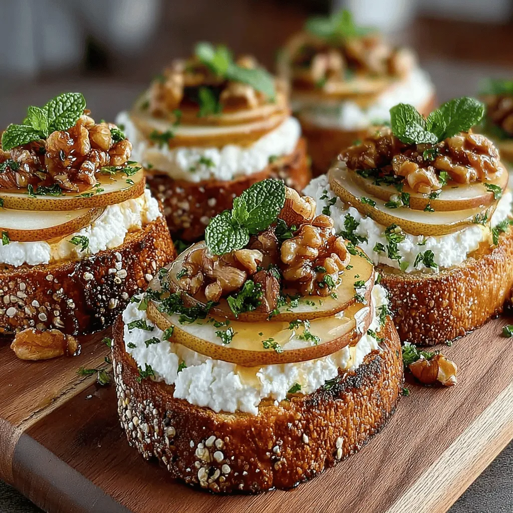 In recent years, toast has transcended its humble beginnings as a mere breakfast staple to become a canvas for culinary creativity in modern cuisine. From savory to sweet, the variety of toppings and combinations available has made toast creations a popular choice for meals at any time of day. Among these delightful variations is the Pear & Honey Ricotta Toast, a dish that perfectly balances flavors and textures, making it a versatile option for breakfast, brunch, or even a light snack.