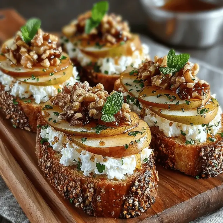 In recent years, toast has transcended its humble beginnings as a mere breakfast staple to become a canvas for culinary creativity in modern cuisine. From savory to sweet, the variety of toppings and combinations available has made toast creations a popular choice for meals at any time of day. Among these delightful variations is the Pear & Honey Ricotta Toast, a dish that perfectly balances flavors and textures, making it a versatile option for breakfast, brunch, or even a light snack.