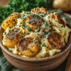 Heavenly Creamy Garlic Butter Mashed Potatoes