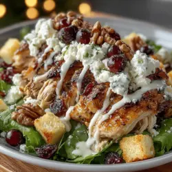 Harvest Chicken Salad with Cranberries: A Seasonal Delight