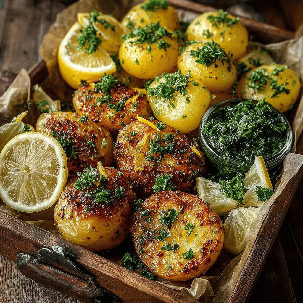 Roasted potatoes are a beloved staple in kitchens around the world, cherished for their comforting texture and ability to complement a wide variety of dishes. Among the myriad of roasted potato recipes, Zesty Crunch: Crispy Lemon Herb Roast Potatoes stand out for their vibrant flavor and appealing crunch. This dish combines the earthy goodness of baby potatoes with the bright zestiness of lemon and the aromatic essence of fresh herbs, creating a side dish that elevates any dining experience—be it a casual family dinner or an elegant gathering.