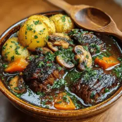 Hearty Slow Cooker Beef & Mushroom Stew