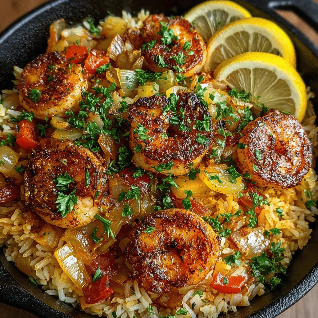 When it comes to vibrant flavors and hearty meals, the Spicy Cajun Delight: One-Pan Shrimp & Rice stands out as a culinary gem. This dish combines succulent shrimp with perfectly cooked rice, all infused with the irresistible spices characteristic of Cajun cuisine. What makes this recipe particularly appealing is not only its robust flavor profile but also its simplicity. With just one pan required, busy home cooks can whip up a delicious meal without the hassle of extensive cleanup.