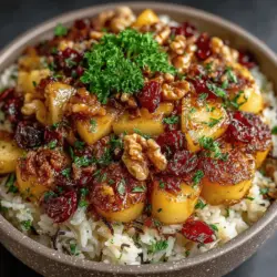 Cranberry Apple Wild Rice Pilaf: A Flavorful Autumn Delight