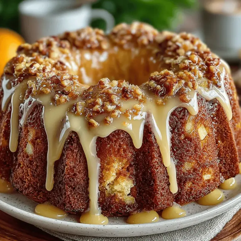 There's something undeniably comforting about the scent of a homemade cake wafting through the kitchen. The warmth of freshly baked goods creates an inviting atmosphere, making any space feel like home. As the leaves begin to change and the cool air settles in, nothing captures the essence of fall quite like a Maple Glazed Apple Bundt Cake. This delightful dessert combines the sweetness of ripe apples with the rich, earthy notes of maple syrup, creating a treat that is perfect for cozy gatherings, festive celebrations, or simply enjoying with a cup of coffee on a crisp autumn afternoon.