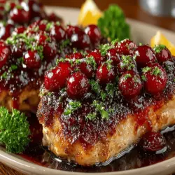 Cranberry Orange Glazed Chicken