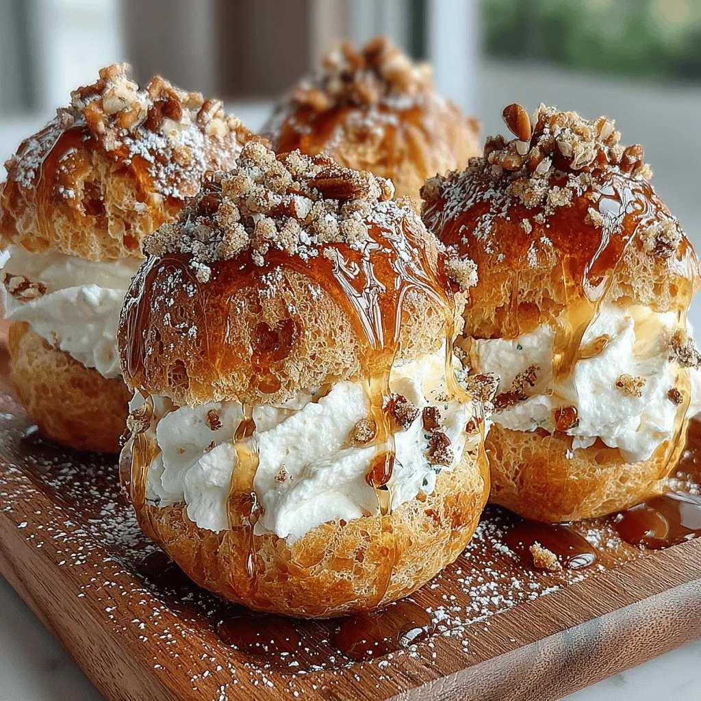 When it comes to desserts, the quality of your ingredients can significantly impact the final outcome. For the best Pumpkin Maple Cream Puffs, opt for fresh, high-quality ingredients that will enhance the flavors and textures of the dish. Using real pumpkin puree—preferably homemade—adds a natural sweetness and rich color, while pure maple syrup elevates the sweetness with its deep, complex flavor. Additionally, selecting premium butter and fresh eggs ensures that your choux pastry achieves the perfect lightness and richness, making each bite a heavenly experience.