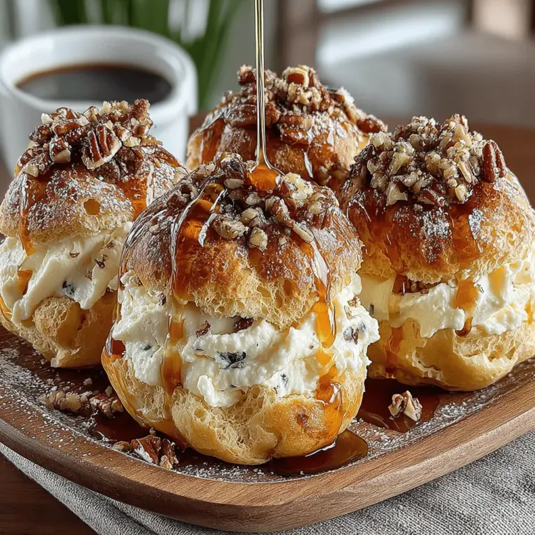 When it comes to desserts, the quality of your ingredients can significantly impact the final outcome. For the best Pumpkin Maple Cream Puffs, opt for fresh, high-quality ingredients that will enhance the flavors and textures of the dish. Using real pumpkin puree—preferably homemade—adds a natural sweetness and rich color, while pure maple syrup elevates the sweetness with its deep, complex flavor. Additionally, selecting premium butter and fresh eggs ensures that your choux pastry achieves the perfect lightness and richness, making each bite a heavenly experience.