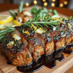 Herb-Infused Garlic Roasted Pork Tenderloin: A Culinary Delight