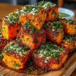 Crispy Parmesan Roasted Sweet Potatoes
