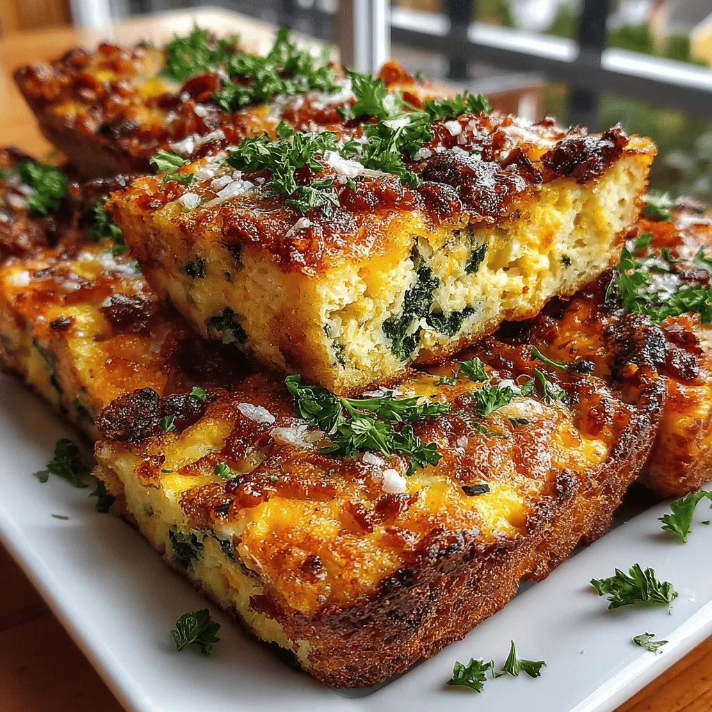 The Savory Bacon & Spinach Egg Bake is more than just a dish; it's a versatile culinary experience that caters to breakfast, brunch, and even light dinners. Imagine a meal that combines the irresistible crunch of crispy bacon with the vibrant freshness of spinach and the creamy richness of cheese. This egg bake offers a perfect balance of flavors and textures, making it a wholesome choice for busy families and anyone looking to enjoy a delicious homemade meal. Not only is it straightforward to prepare, but it also appeals to both adults and children alike, ensuring that everyone at the table will leave satisfied.