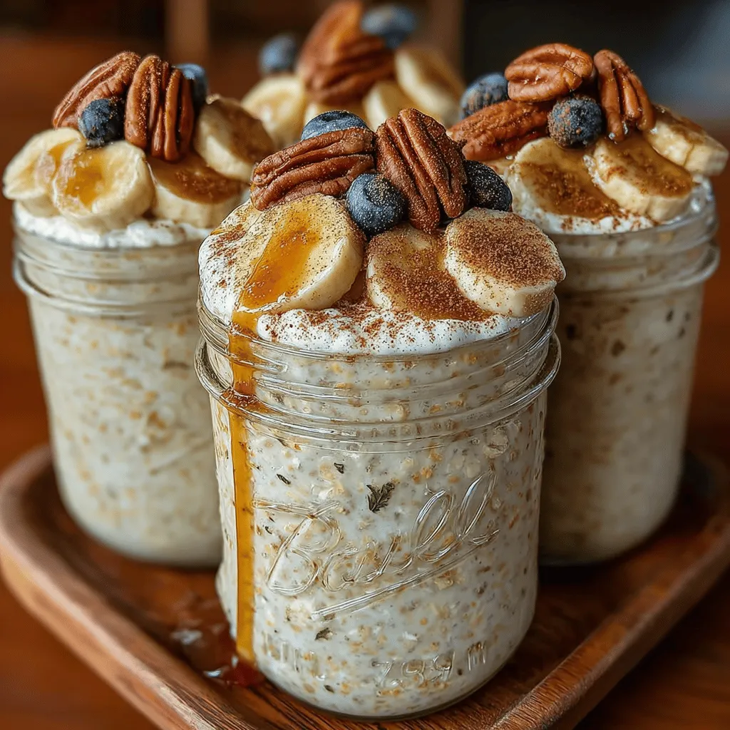 Overnight oats are a versatile breakfast dish made by soaking rolled oats in a liquid—typically milk or a dairy-free alternative—overnight. This method allows the oats to absorb the liquid, resulting in a creamy, pudding-like texture by morning. The beauty of overnight oats lies in their convenience; you can prepare them in advance, making your breakfast routine hassle-free and efficient. Simply mix your ingredients in a jar, let them sit in the refrigerator, and grab them as you head out the door.