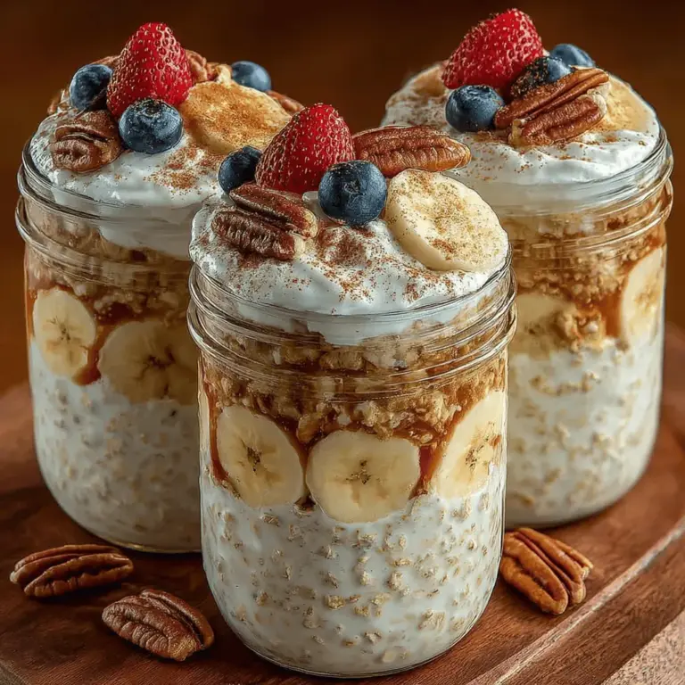 Overnight oats are a versatile breakfast dish made by soaking rolled oats in a liquid—typically milk or a dairy-free alternative—overnight. This method allows the oats to absorb the liquid, resulting in a creamy, pudding-like texture by morning. The beauty of overnight oats lies in their convenience; you can prepare them in advance, making your breakfast routine hassle-free and efficient. Simply mix your ingredients in a jar, let them sit in the refrigerator, and grab them as you head out the door.
