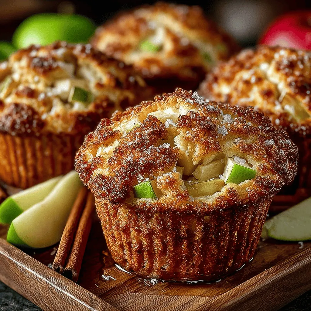Fluffy Cinnamon Apple Muffins Recipe